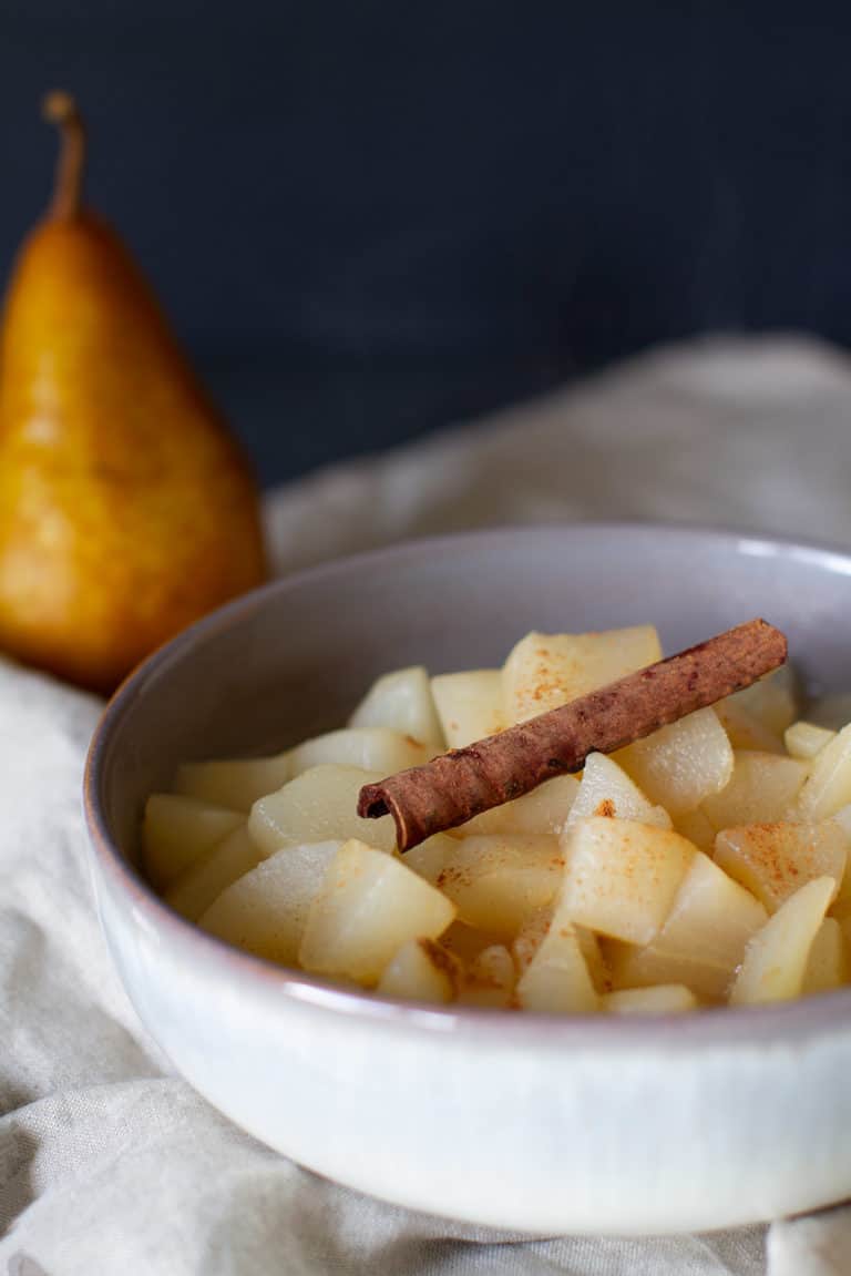 Easy Stewed Apples and Pears with Honey
