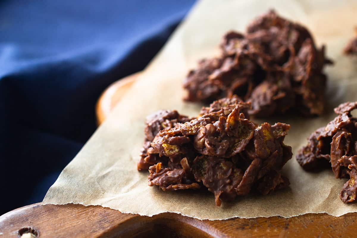 Roses Des Sables (Chocolate Cornflake Cookies) - The Floured Table